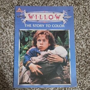 VTG Willow The Story To Color 1988 Book